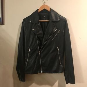 H&M Biker Faux Leather Jacket